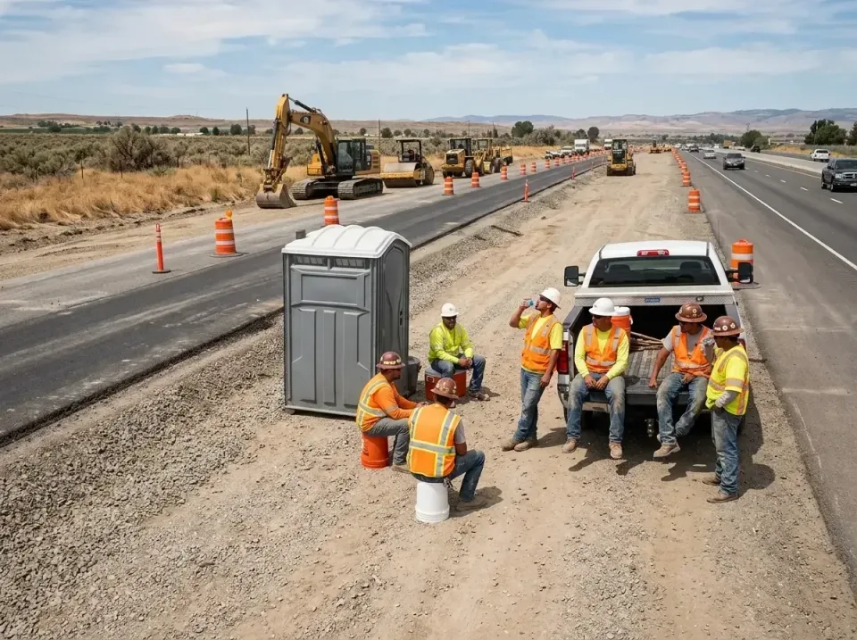 highway-road-construction-crew-007 — frequently asked questions, Porta Potty and Restroom Rentals in Laurel Bay, SC
